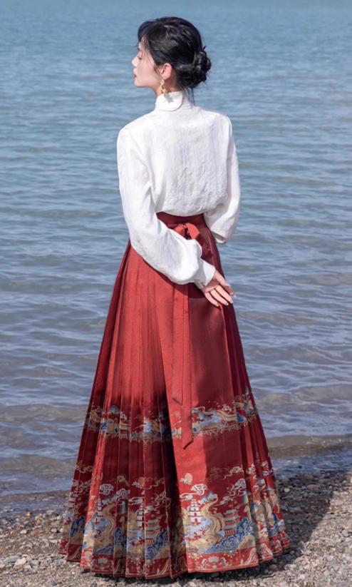 新年就是要“紅”！這些馬面裙優(yōu)雅又大氣，很適合過年穿